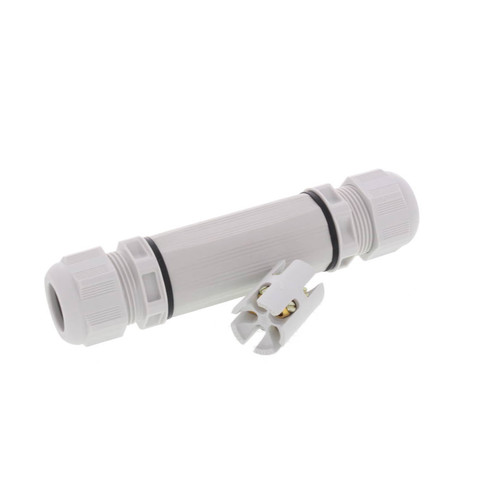 Waterproof 5-Pole Inline 9-17mm Cable Connector 2.5mm² Conductor Grey