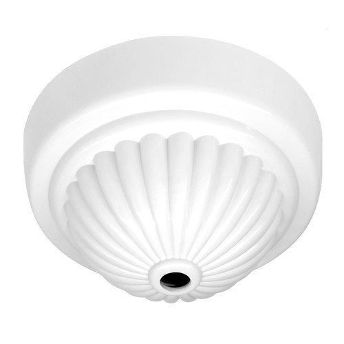 Fluted Ceiling Rose White