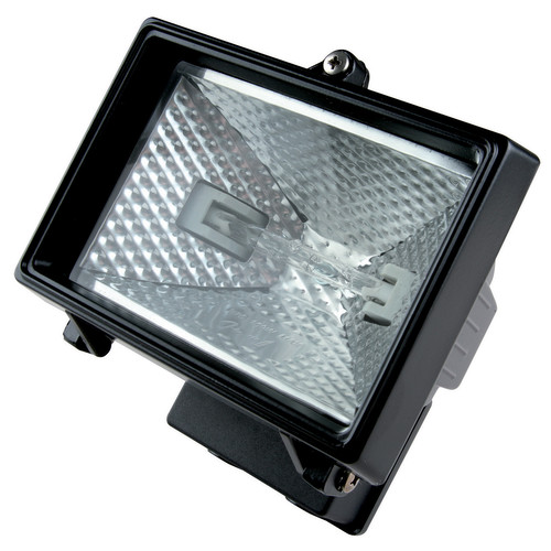 Security Floodlight 240V Black 150W