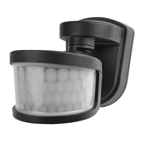 180° PIR 2000W PIR Light Controller Black 2000W