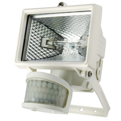 PIR Halogen Floodlight 240V White 500W