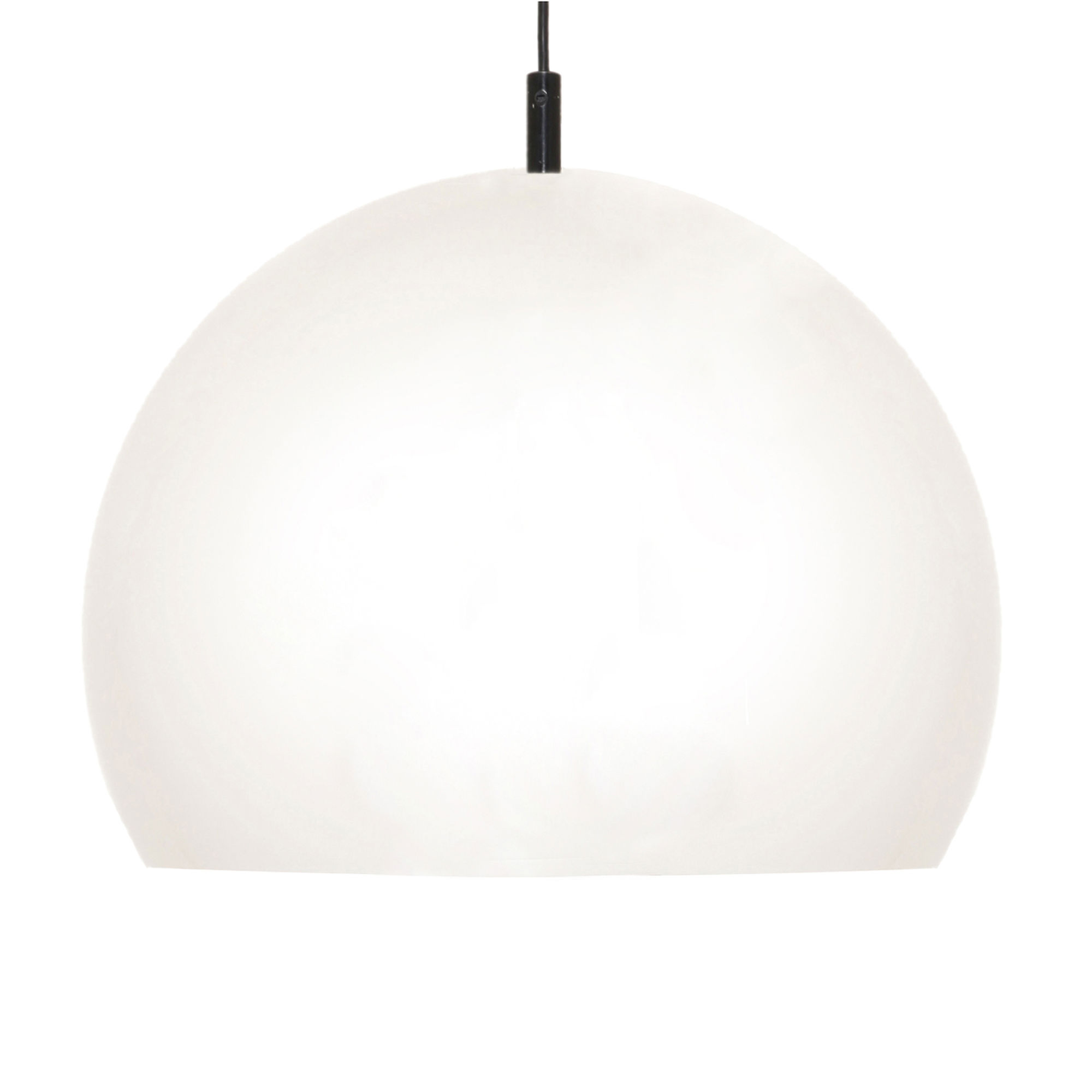 Dome Pendant Medium 240V 75W White Mr Resistor Lighting
