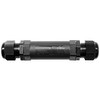 Waterproof 3-Pole Inline 5-13mm TeeTube Cable Connector 4mm² Conductor Black