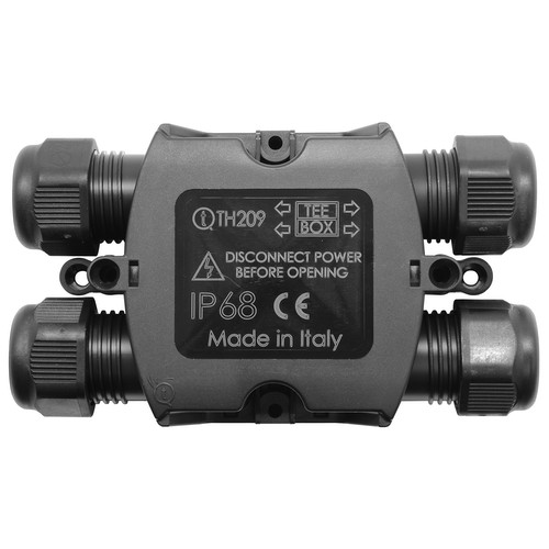 IP68 5-13mm (3 pole) Way Cable Gland Black
