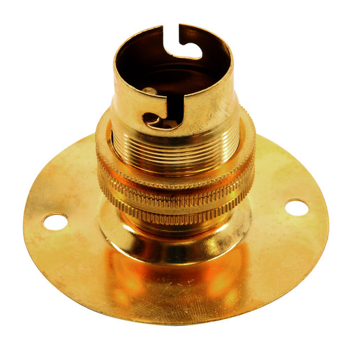 Unswitched Battenholder Brass BC / B22
