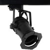 GU10 Theatre Three Circuit Track Light 240V 50W Black