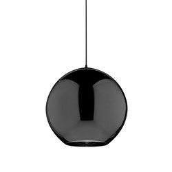 Fort Knox Small Pendant Light 240V 60W Black