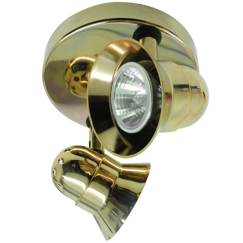 Double Spotlight 12V 100W Brass