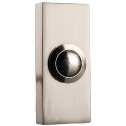 Wired Bell Push Brushed Nickel
