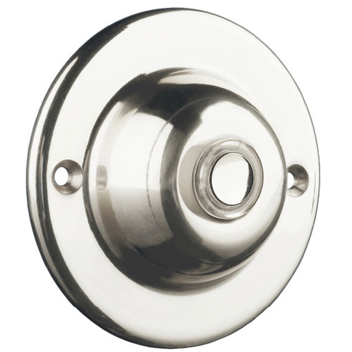 Wired Bell Push Chrome 63mm
