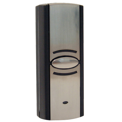 Extra Wirefree Bell Push Black / Chrome
