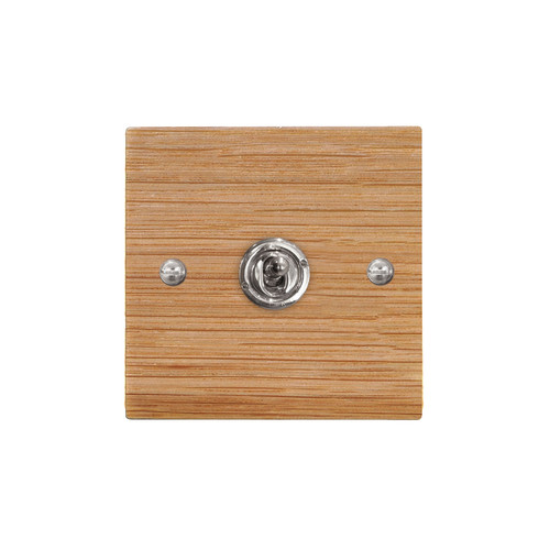 Dolly Switch 1 gang 2 way Oak