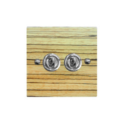 Dolly Switch 2 gang 2 way Zebrano