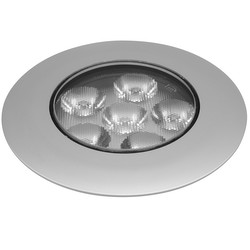 LED Round Recessed Uplight 30° 240V 6W Aluminium 3000K Warm White