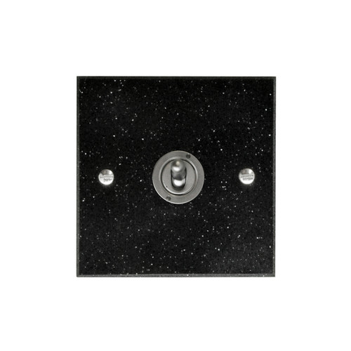 Dolly Switch 1 gang 2 way Black