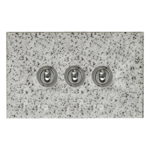 Dolly Switch 3 gang 2 way Grey