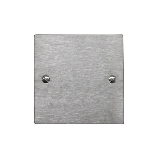 Blank Plate 1 gang single Stainless Steel