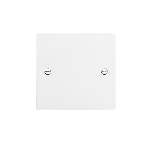 Blank Plate single blank plate Satin White Aluminium