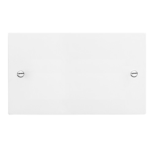 Blank Plate double blank plate Satin White Aluminium