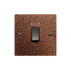 Rocker Switch 1 gang 20 amp double pole neon Copper