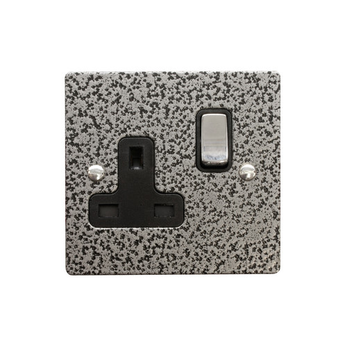 Wall Socket 1 gang 13 amp switch socket outlet Magnesium