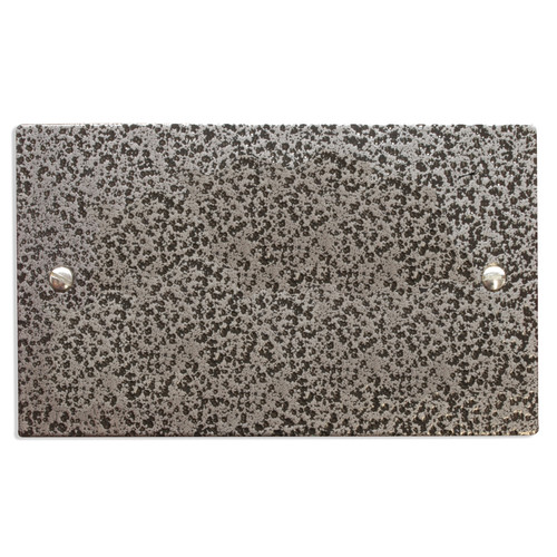 Blank Plate 2 gang double Magnesium