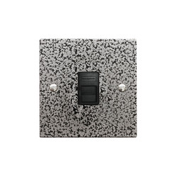 Communications Socket 1 gang telephone jackline slave Magnesium