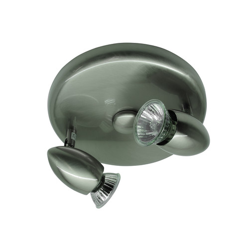 Bullet Double 240V 2 x 75W Nickel