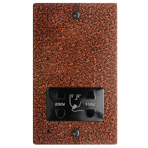 Shaver Point 1 gang shaver socket Copper
