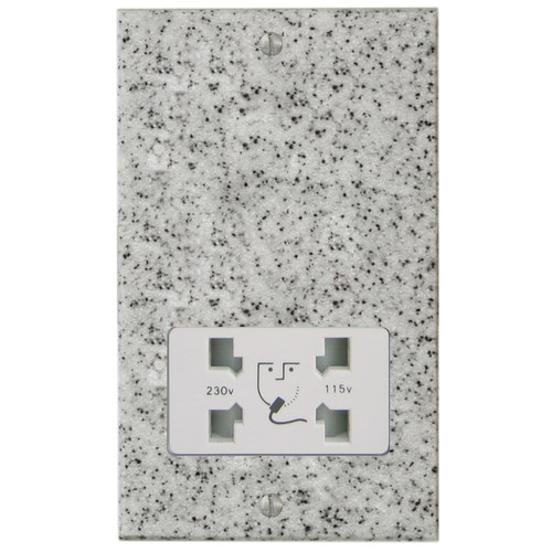 Shaver Point 1 gang shaver socket Grey