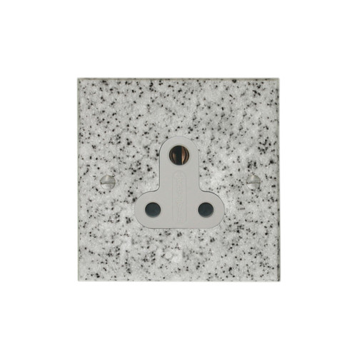 Light Socket 1 gang 5 amp unswitched socket outlet Grey