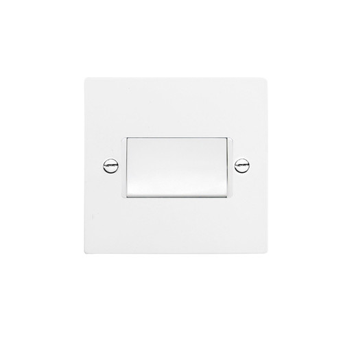 Fan Isolator Switch 1 gang fan isolator switch Satin White Aluminium