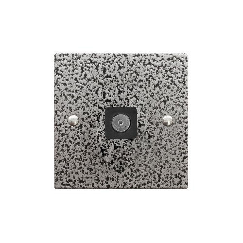 TV Socket 1 gang television co-axial Magnesium