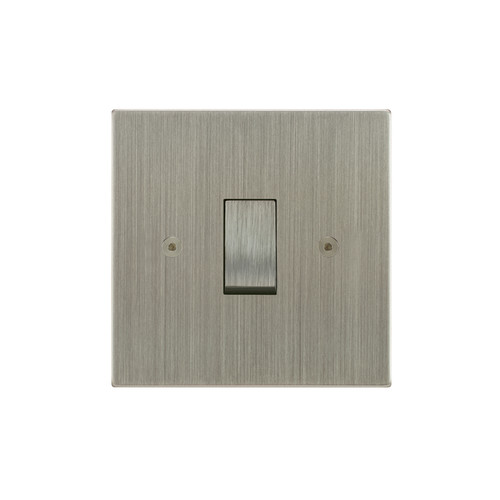Horizon Square Rocker Switch 1 gang 20 amp 2 way Satin Nickel