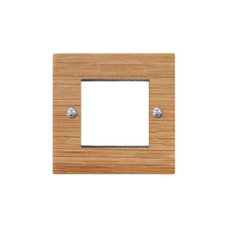 Euro Plate 2 Gang Euro Plate Oak