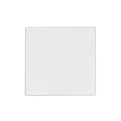 Euro Blank Plate Modules Double Blank Plate White