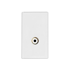 Euro Audio Visual Modules Phone (Female) Module (RCA) White