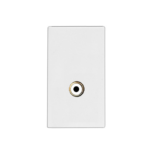Euro Audio Visual Modules Phone (Female) Module (RCA) White