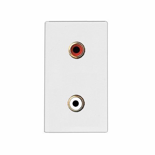 Euro Audio Visual Modules 2 RCA (Phono) White