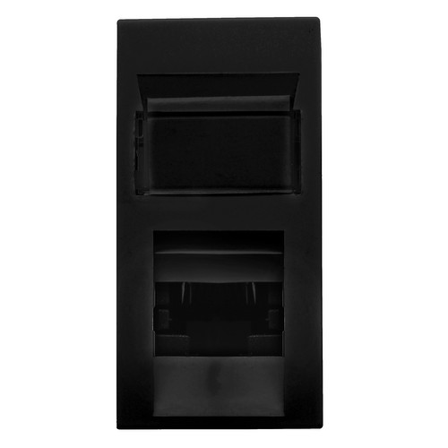 Euro Communication Modules RJ45 CAT 5E Black