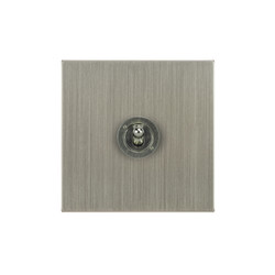 Horizon Square Dolly Switch 1 gang 20 amp double pole Satin Nickel
