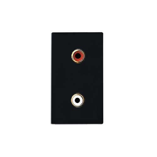 Euro Audio Visual Modules 2 RCA (Phono) Black