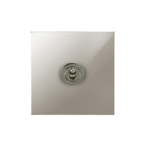 Horizon Square Dolly Switch 1 gang 20 amp double pole Polished Nickel