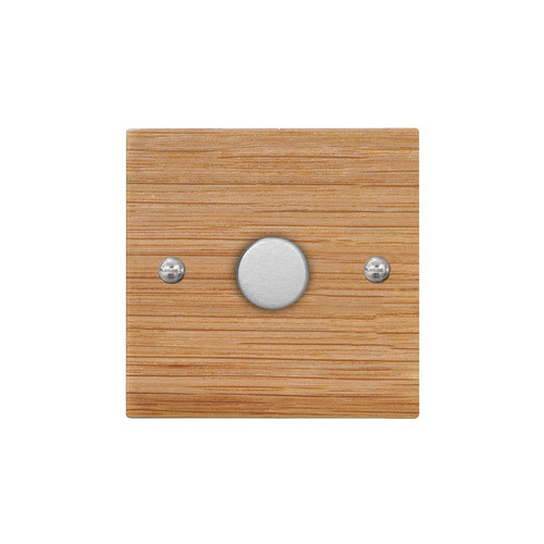Dimmer Switch 1 gang 400 watt 2 way Oak