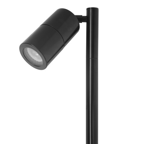 Smooth Long Outdoor Garden Spike Light 240V Black 50W