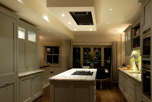 Downlights in kitchen
