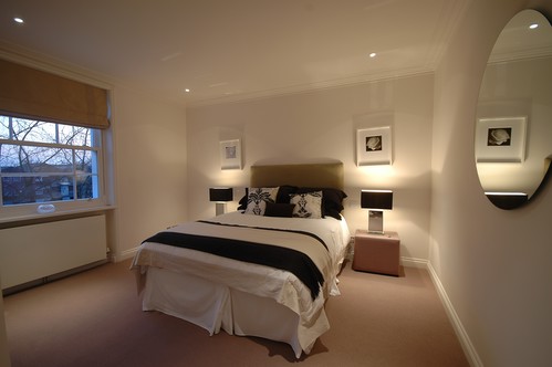 Bedside lights in bedroom
