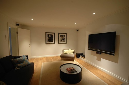 Downlights in living room 
