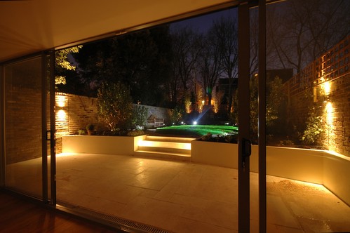 Pillar lights garden