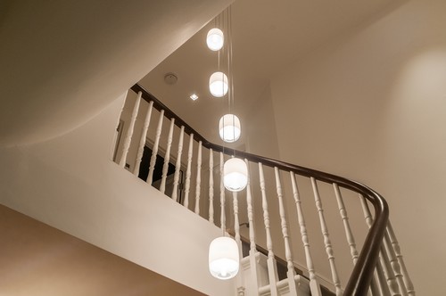 Pendant on staircase
